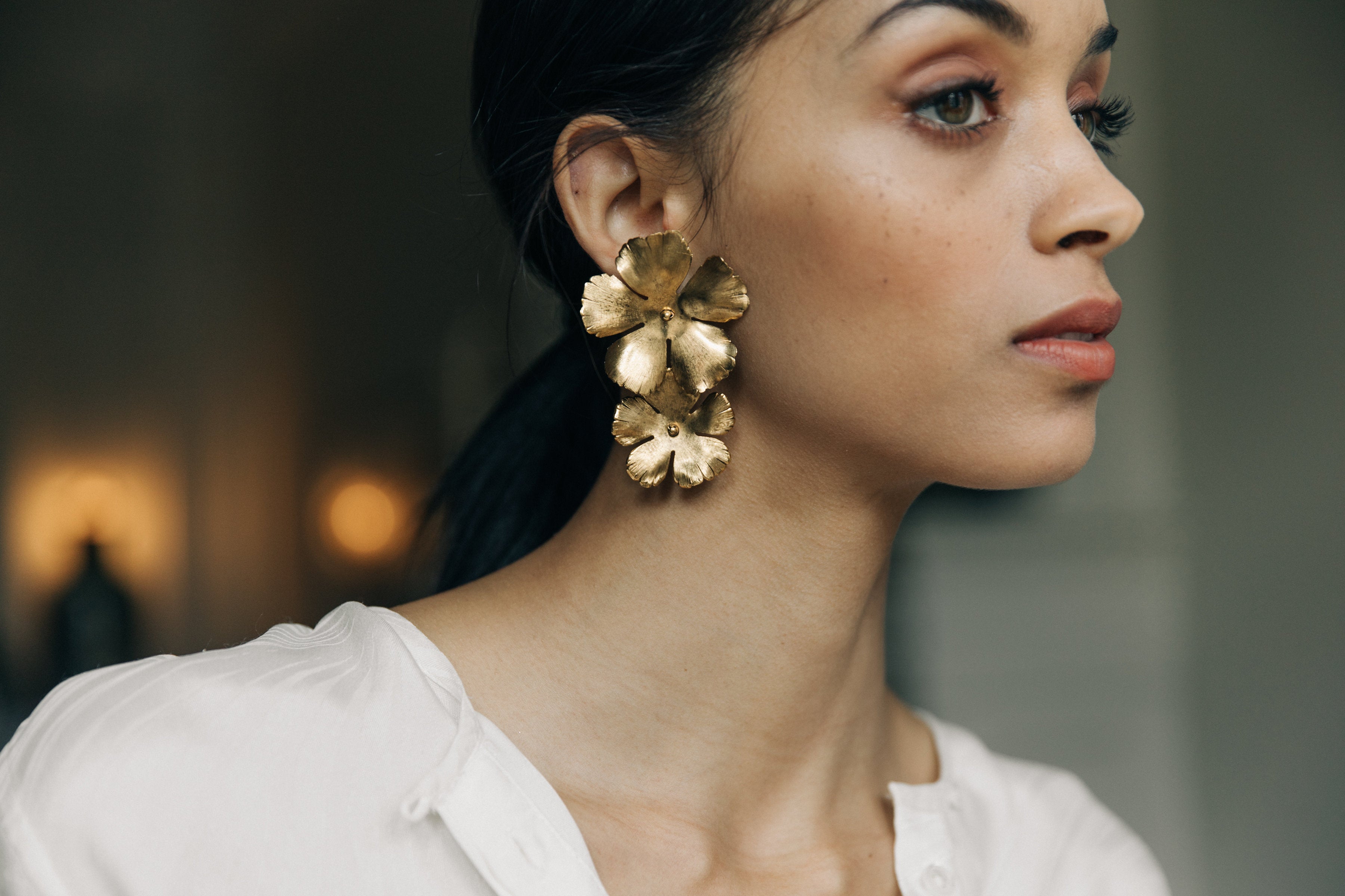 Jennifer behr chloe earrings Clearance