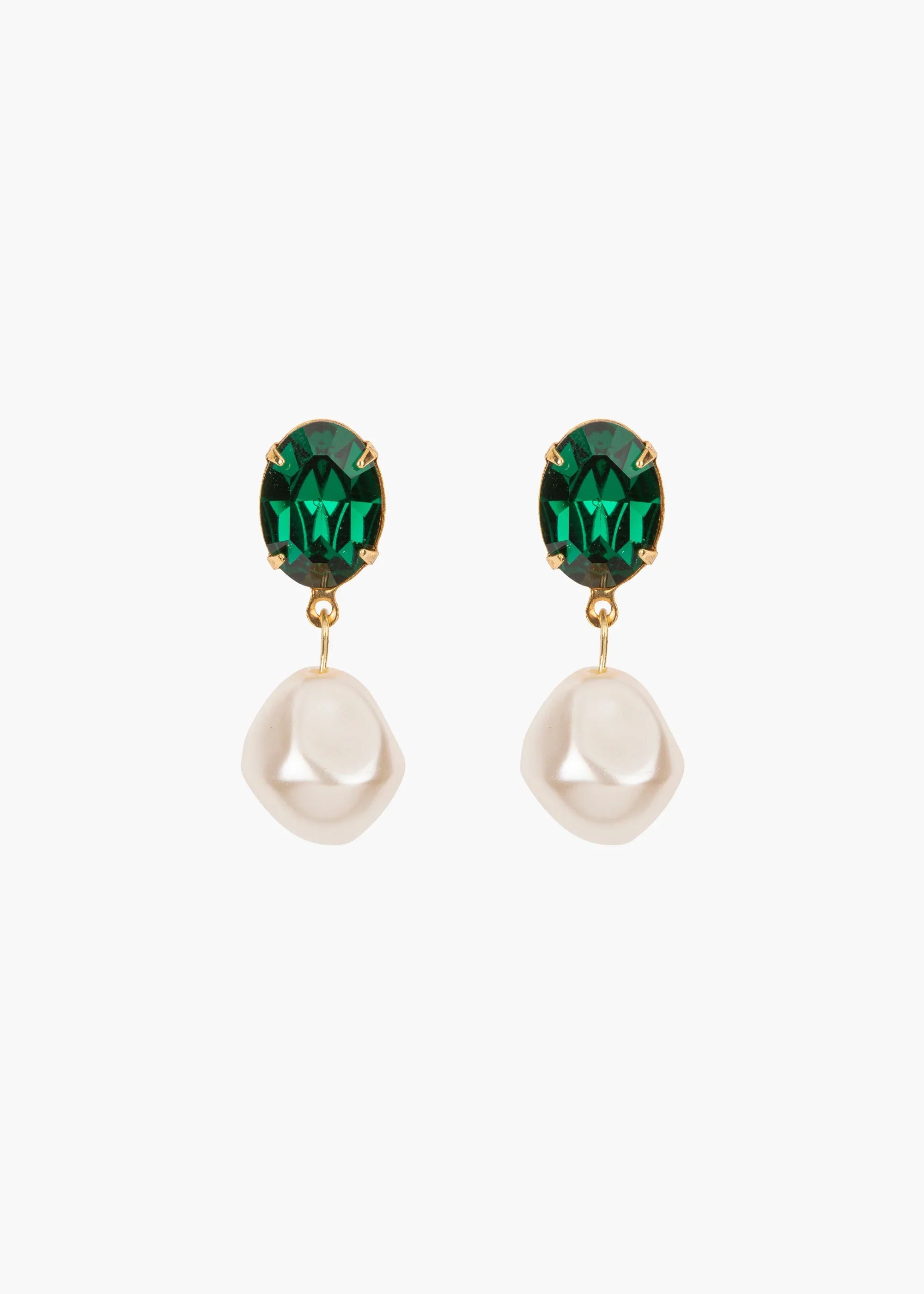 Tunis Earrings Emerald